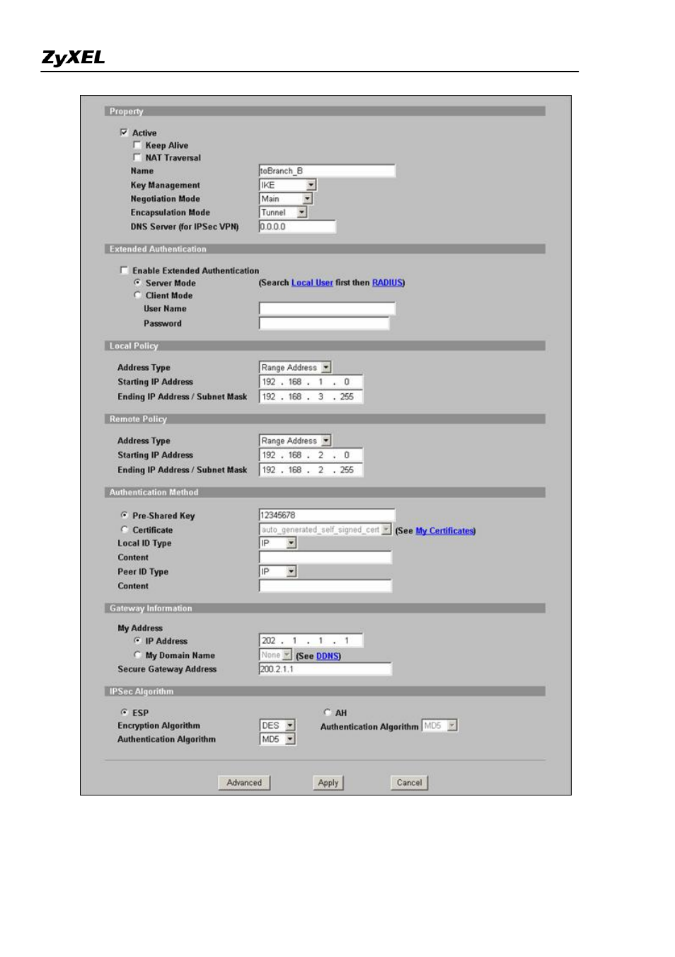 ZyXEL Communications 2WG User Manual | Page 109 / 264