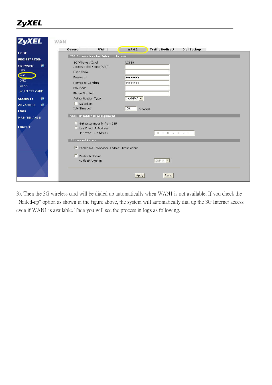 ZyXEL Communications 2WG User Manual | Page 11 / 264