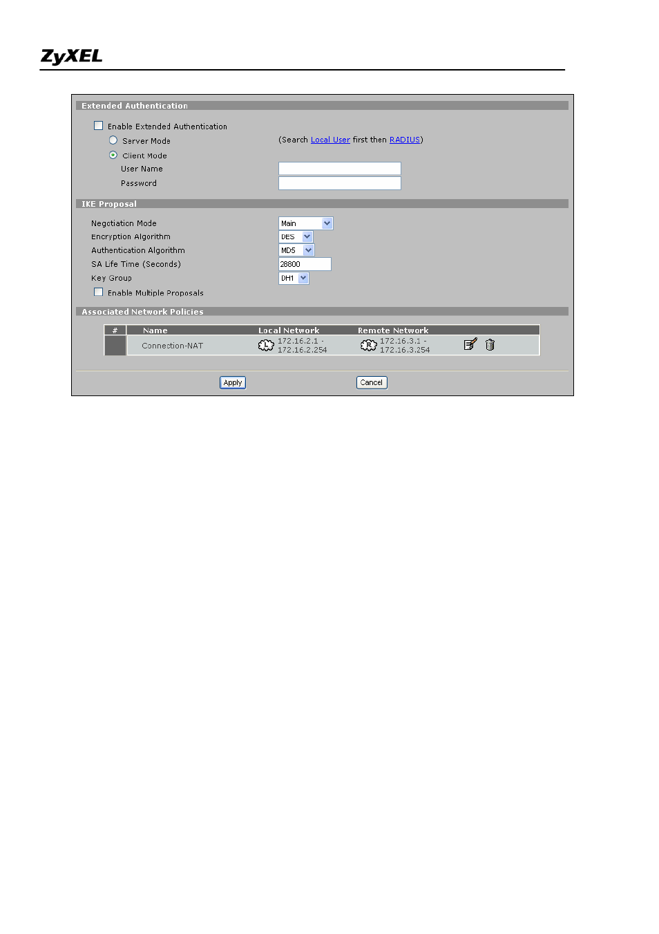 ZyXEL Communications 2WG User Manual | Page 113 / 264