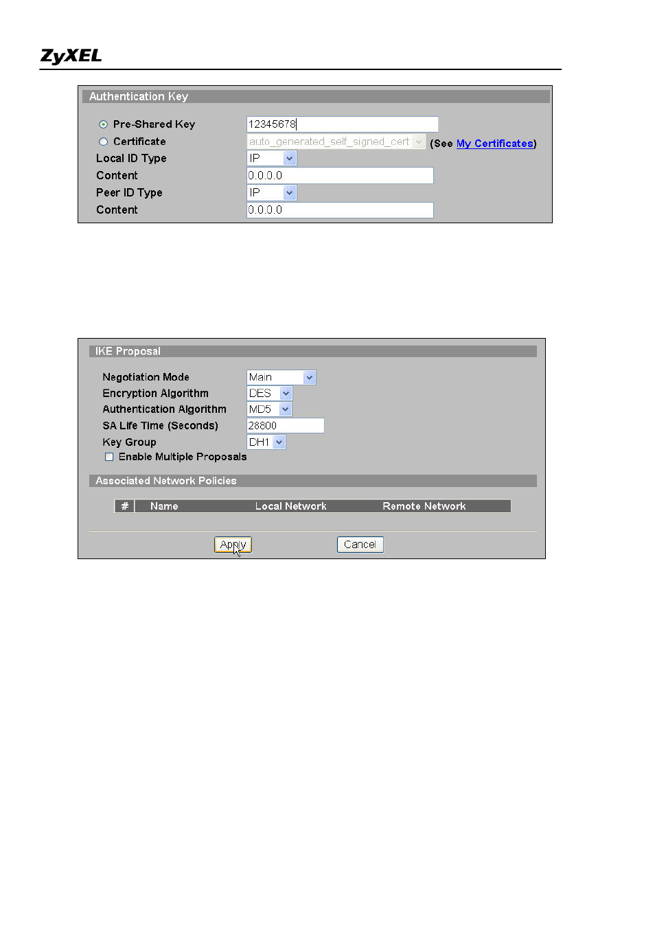 ZyXEL Communications 2WG User Manual | Page 132 / 264