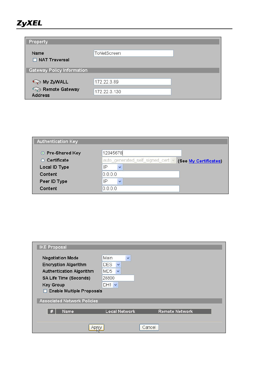 ZyXEL Communications 2WG User Manual | Page 141 / 264