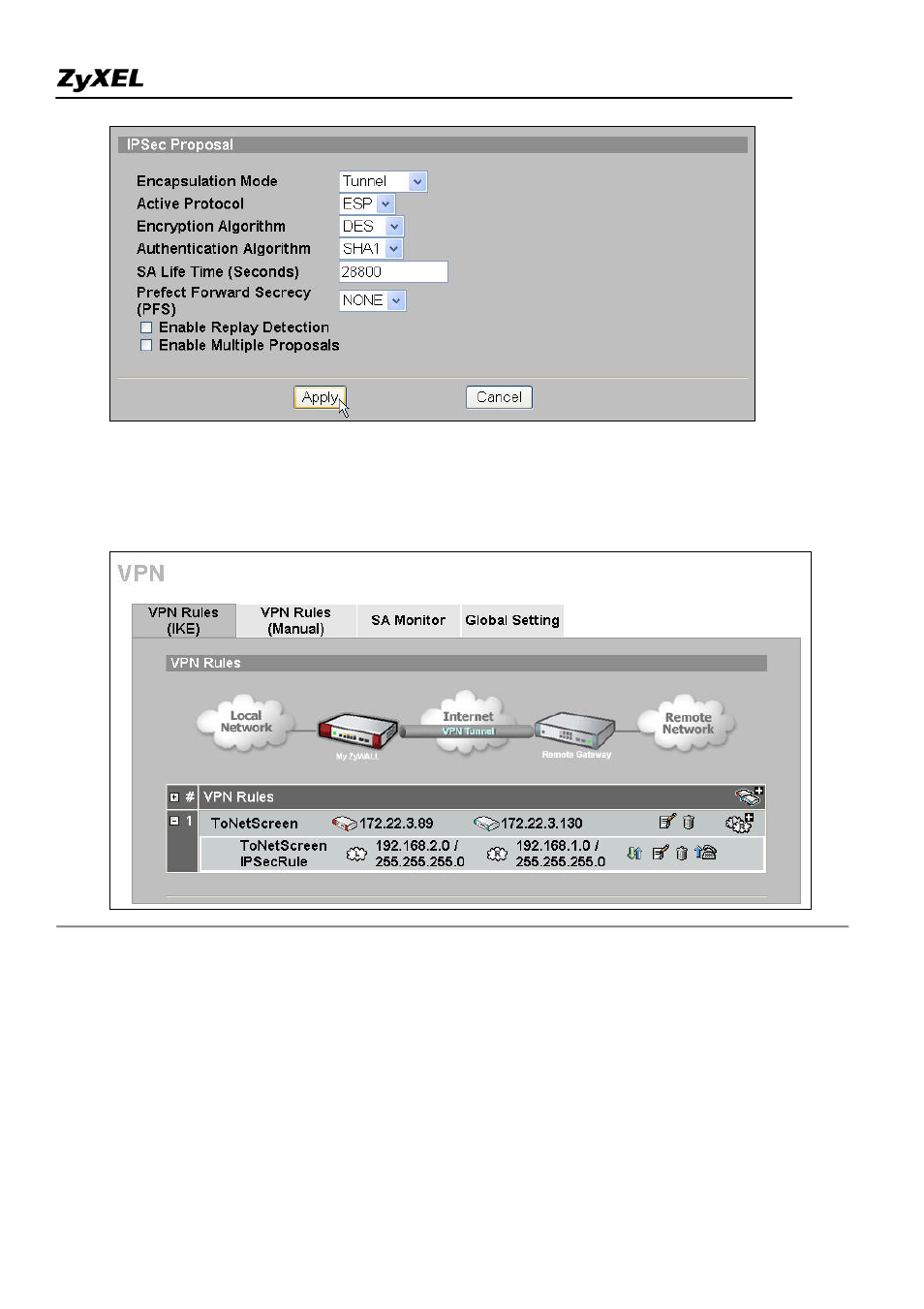 ZyXEL Communications 2WG User Manual | Page 144 / 264