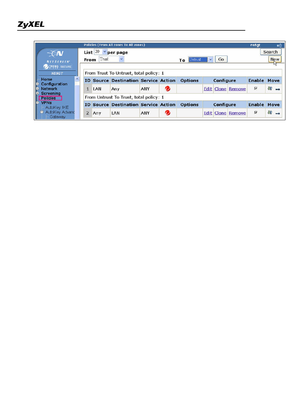 ZyXEL Communications 2WG User Manual | Page 149 / 264