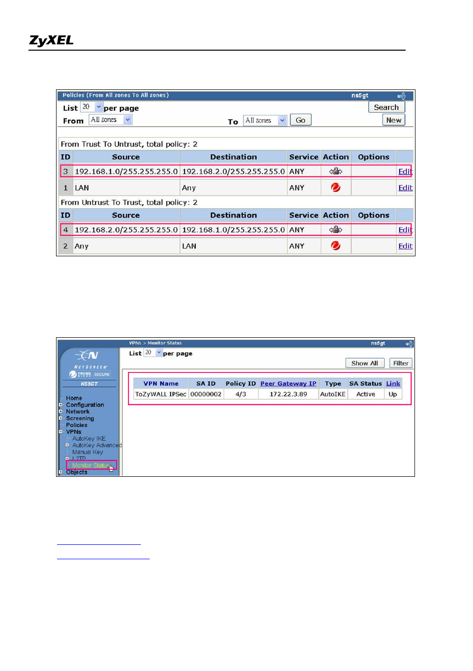 ZyXEL Communications 2WG User Manual | Page 151 / 264