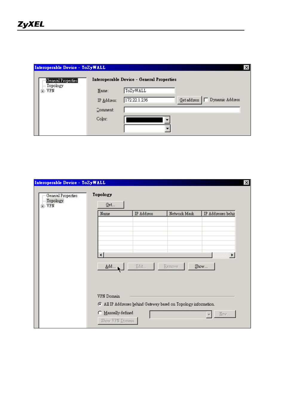 ZyXEL Communications 2WG User Manual | Page 163 / 264