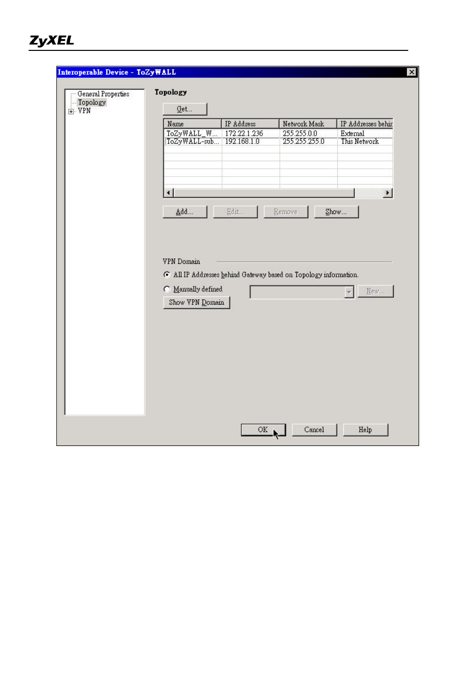 ZyXEL Communications 2WG User Manual | Page 167 / 264