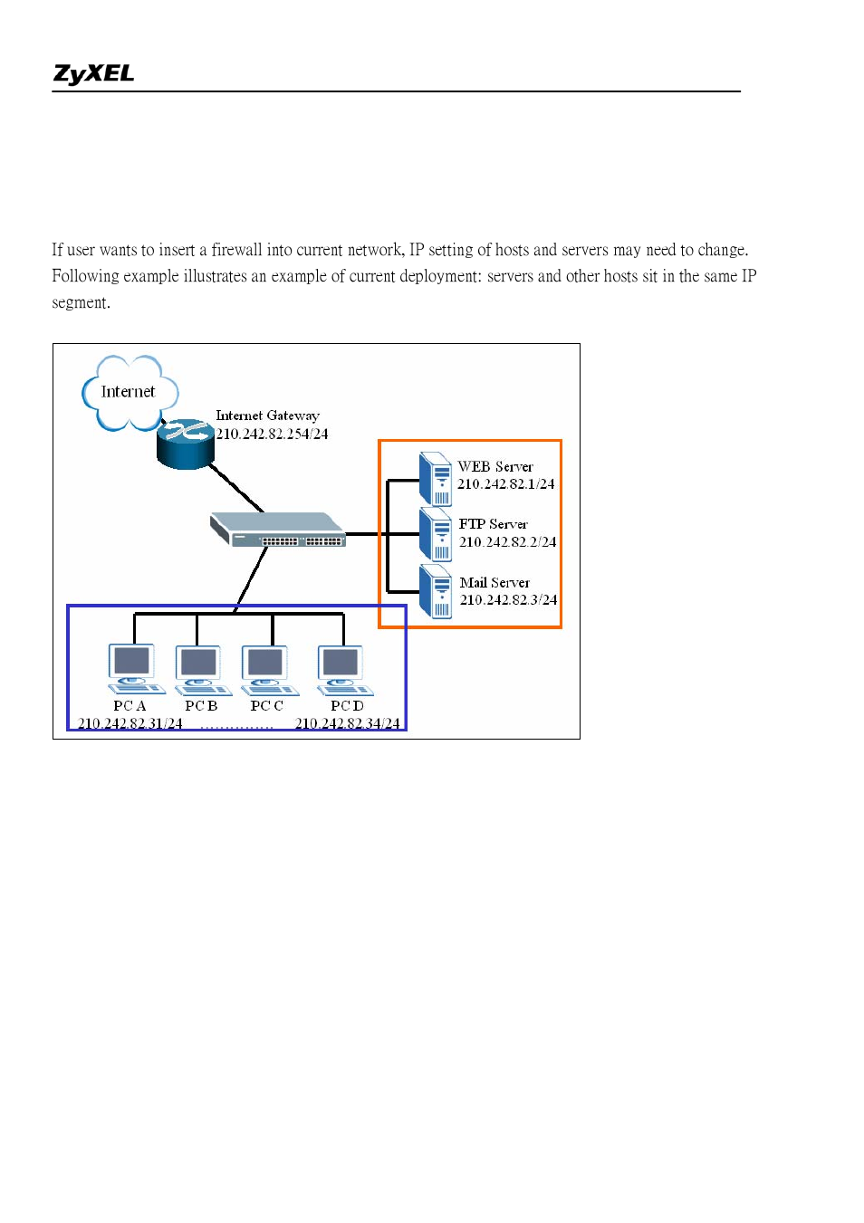 Seamless incorporation into your network | ZyXEL Communications 2WG User Manual | Page 18 / 264