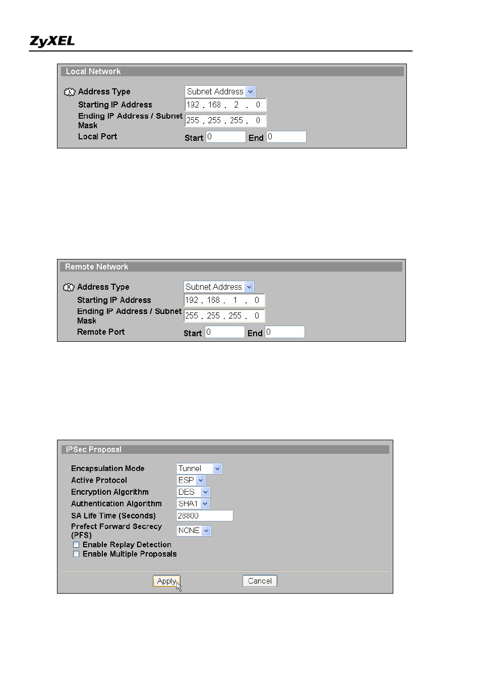 ZyXEL Communications 2WG User Manual | Page 189 / 264