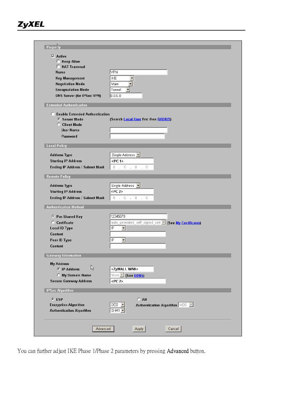 ZyXEL Communications 2WG User Manual | Page 208 / 264