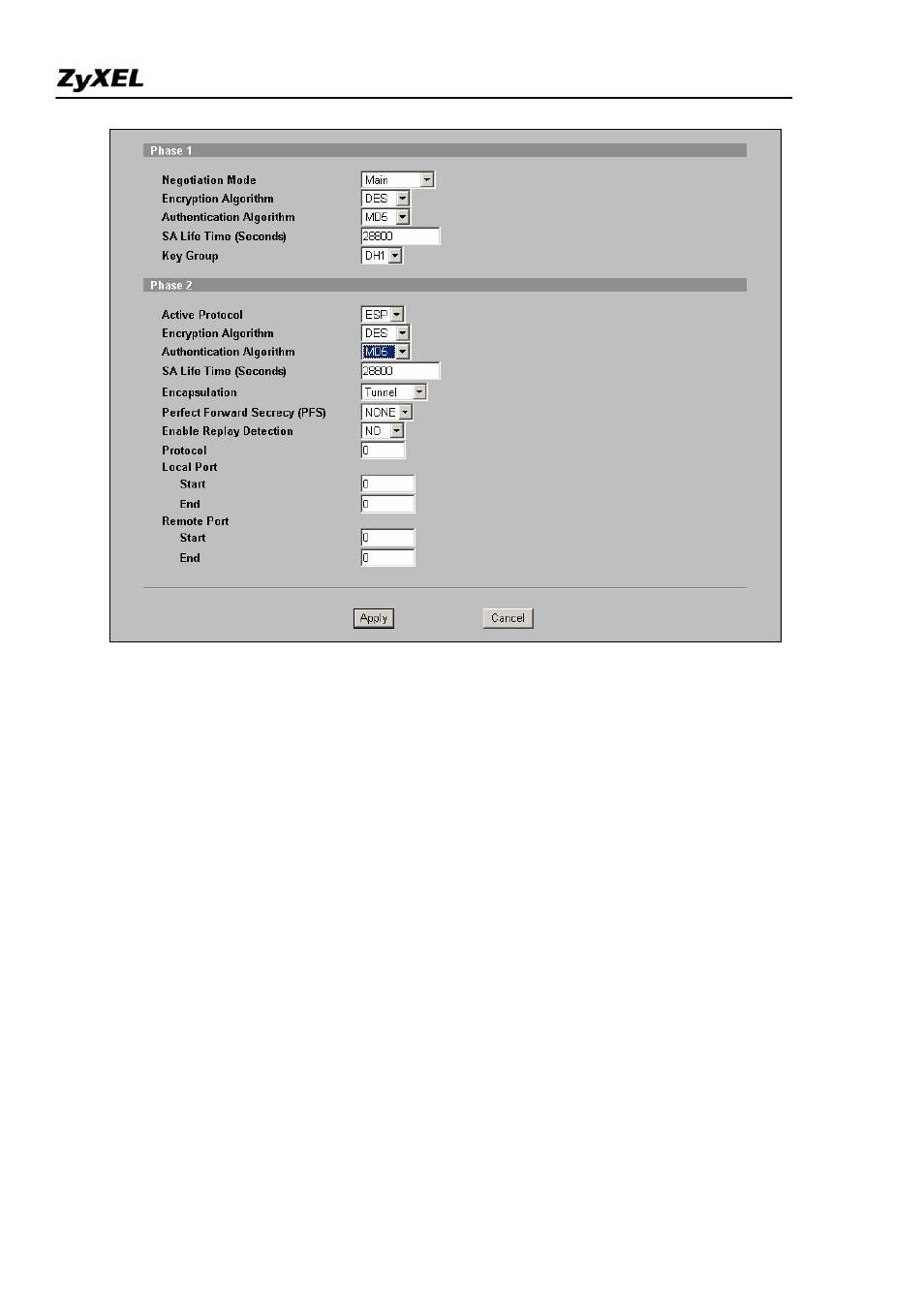 Content filter application | ZyXEL Communications 2WG User Manual | Page 209 / 264