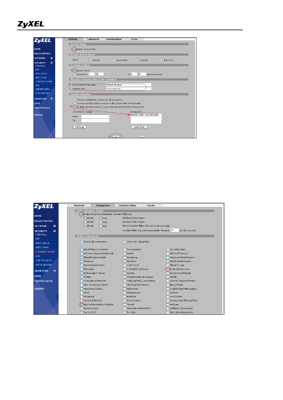 ZyXEL Communications 2WG User Manual | Page 215 / 264