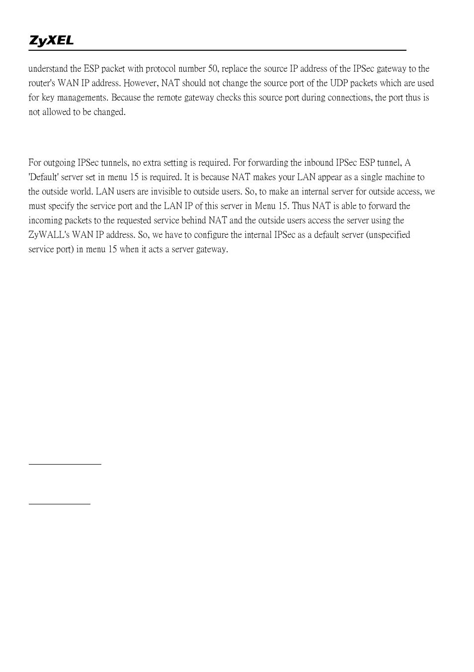 B. firewall faq | ZyXEL Communications 2WG User Manual | Page 227 / 264