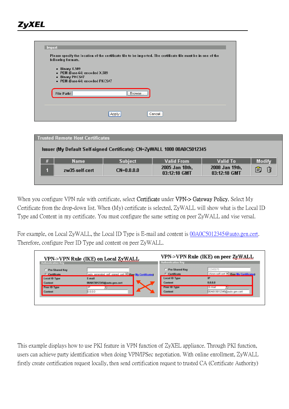 ZyXEL Communications 2WG User Manual | Page 57 / 264