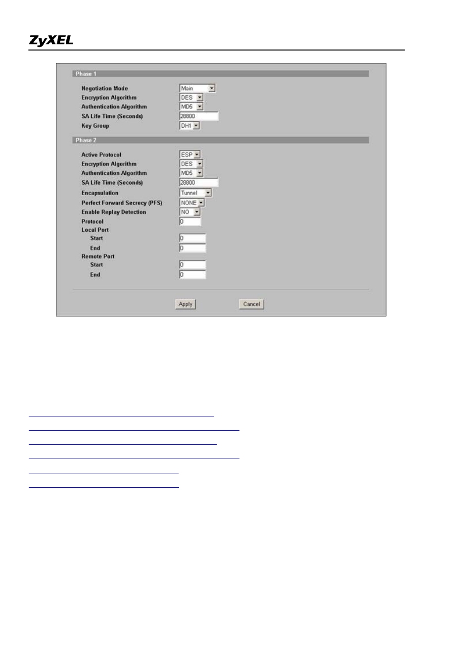 ZyXEL Communications 2WG User Manual | Page 66 / 264