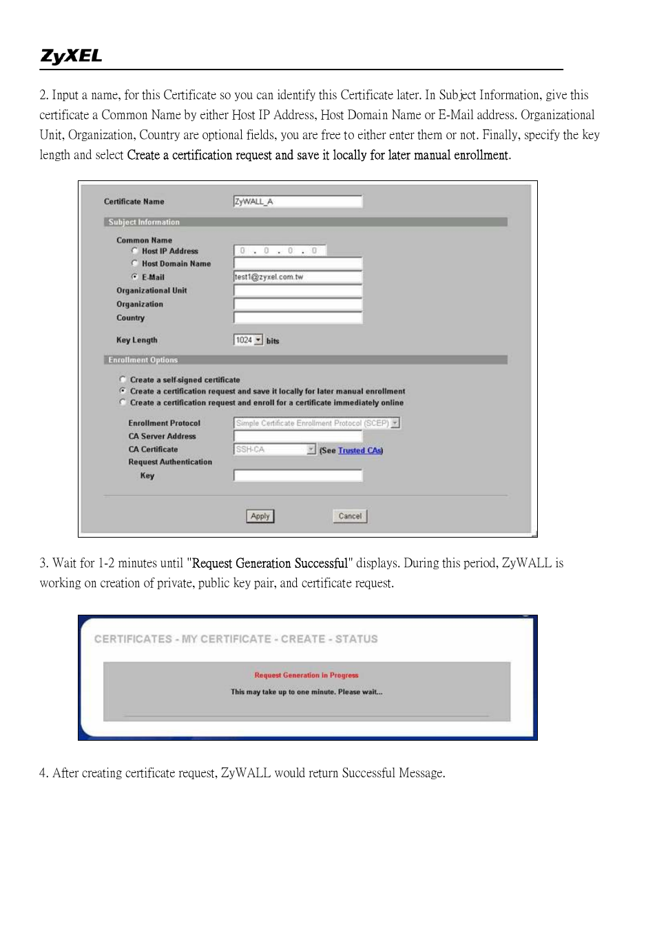 ZyXEL Communications 2WG User Manual | Page 68 / 264