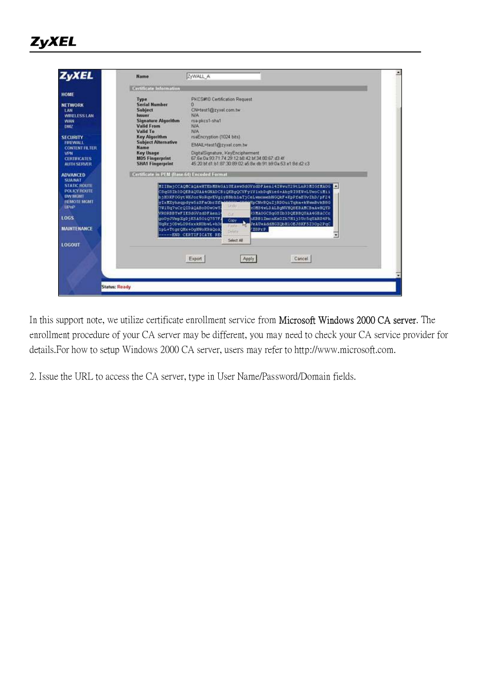 ZyXEL Communications 2WG User Manual | Page 70 / 264