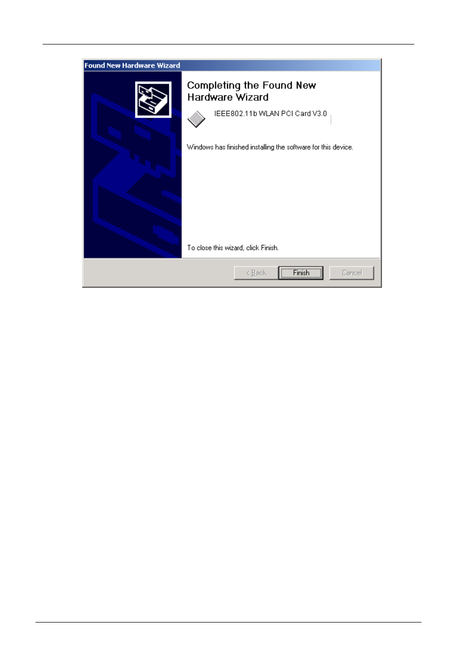 Driver installation for windows me | ZyXEL Communications WLAN PCI Card IEEE802.11b User Manual | Page 17 / 39