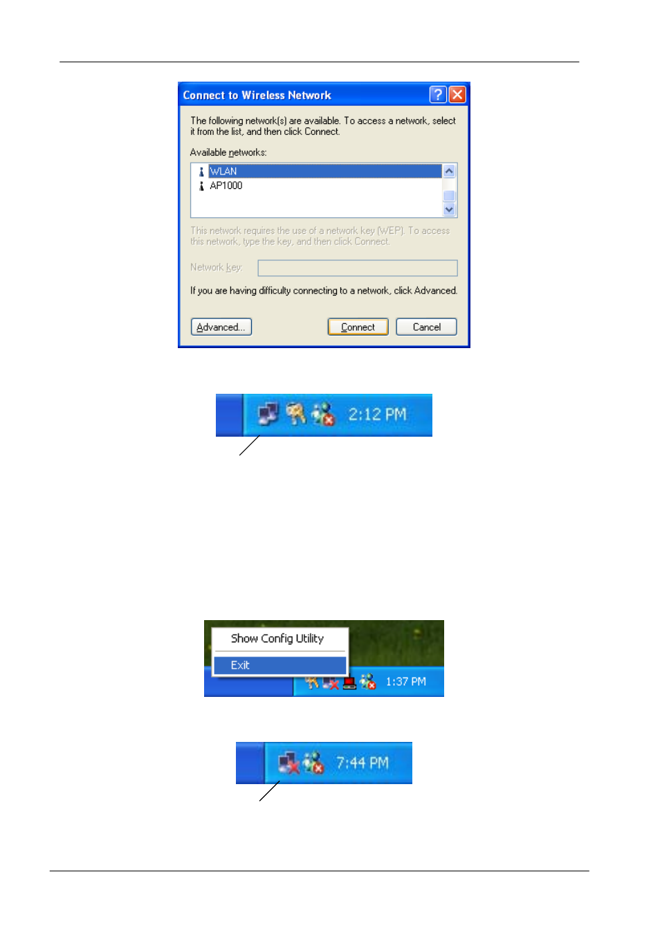 Use wireless lan utility | ZyXEL Communications WLAN PCI Card IEEE802.11b User Manual | Page 27 / 39