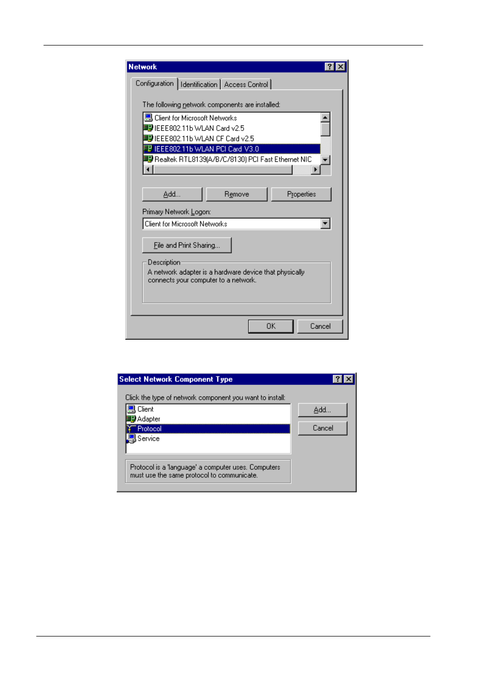 ZyXEL Communications WLAN PCI Card IEEE802.11b User Manual | Page 36 / 39