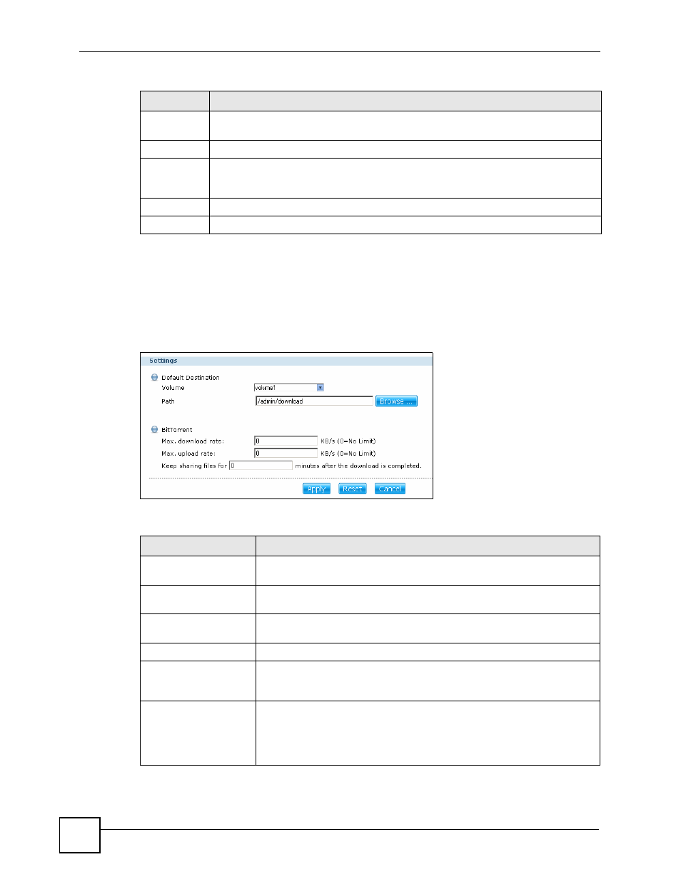 8 configuring your general download preferences | ZyXEL Communications NSA-220 User Manual | Page 100 / 234