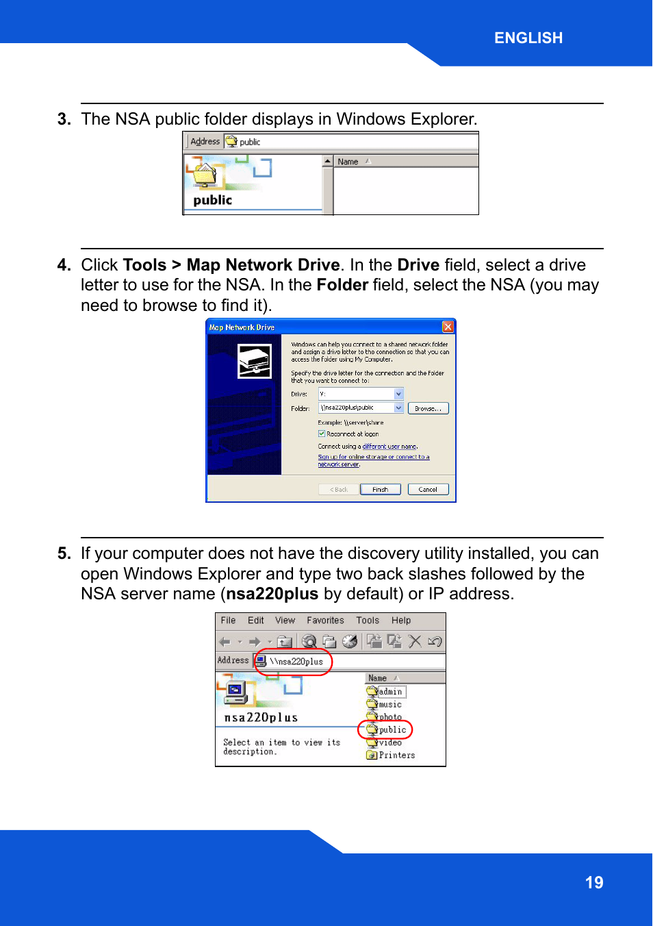 ZyXEL Communications Network Storage NSA-220 Plus User Manual | Page 19 / 216