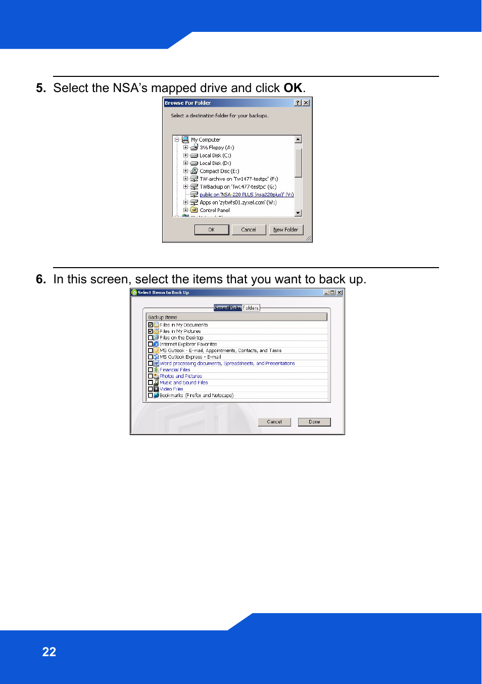 ZyXEL Communications Network Storage NSA-220 Plus User Manual | Page 22 / 216