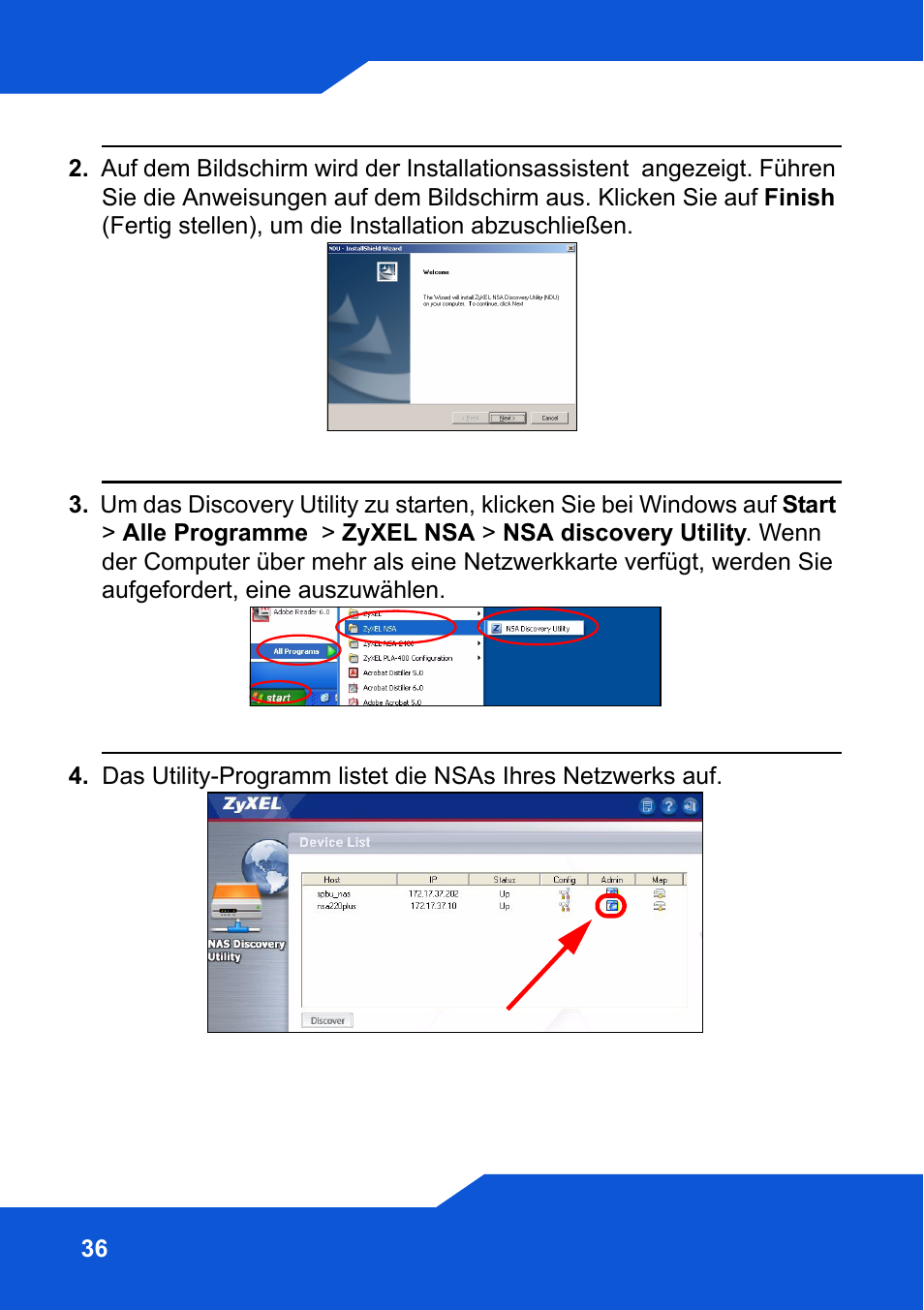 ZyXEL Communications Network Storage NSA-220 Plus User Manual | Page 36 / 216