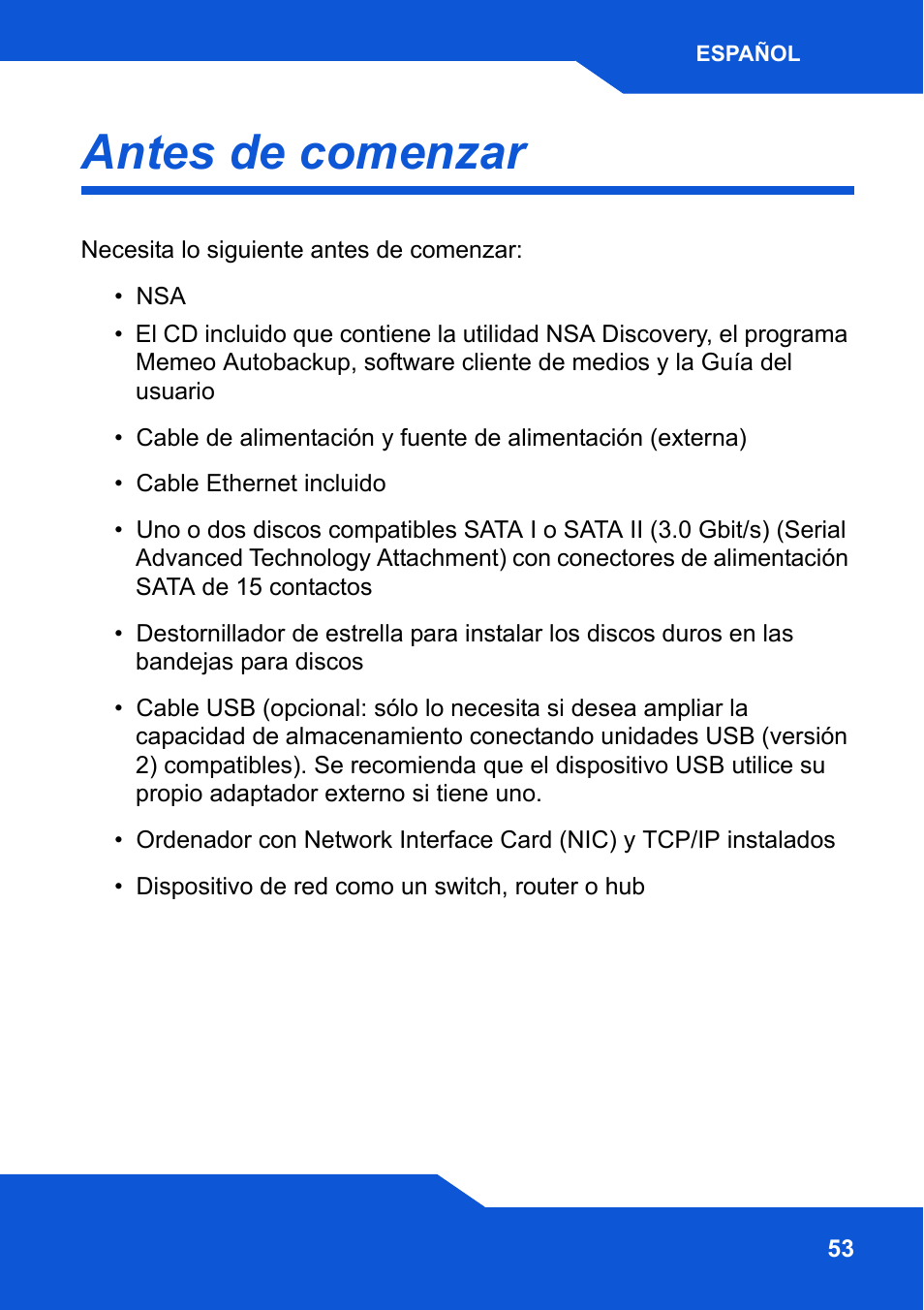 Antes de comenzar | ZyXEL Communications Network Storage NSA-220 Plus User Manual | Page 53 / 216