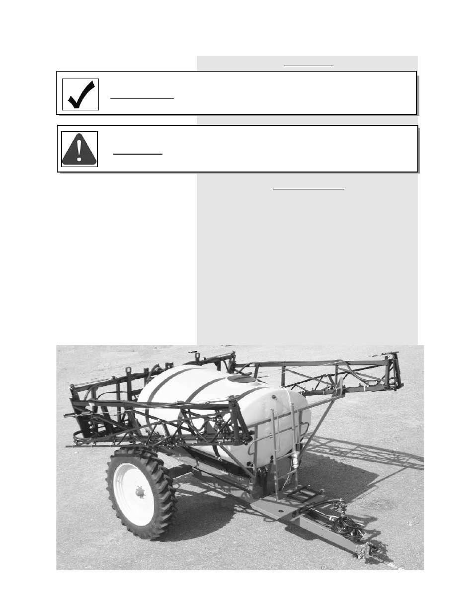 565 trailer sprayer - operation instructions, Important, Caution | Redball Electrical 565 User Manual | Page 16 / 110