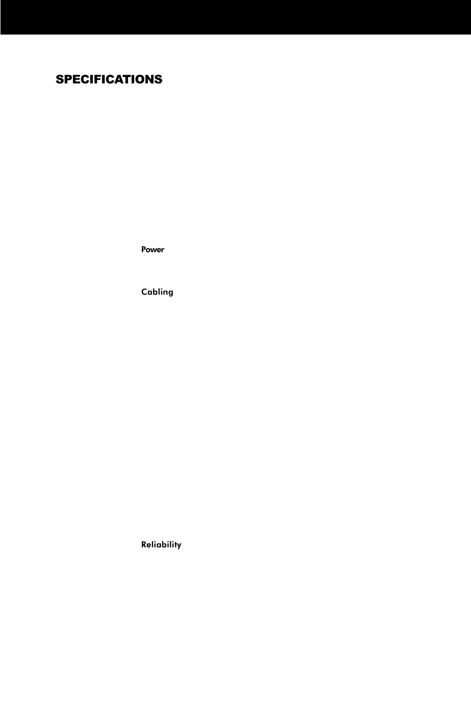 Specifications | Z Microsystems 21 User Manual | Page 26 / 34