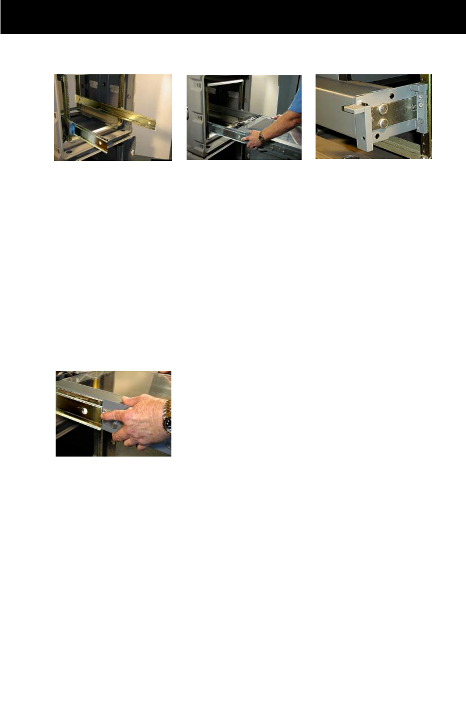 Installation install the glider in cabinet frame | Z Microsystems 21 User Manual | Page 9 / 34