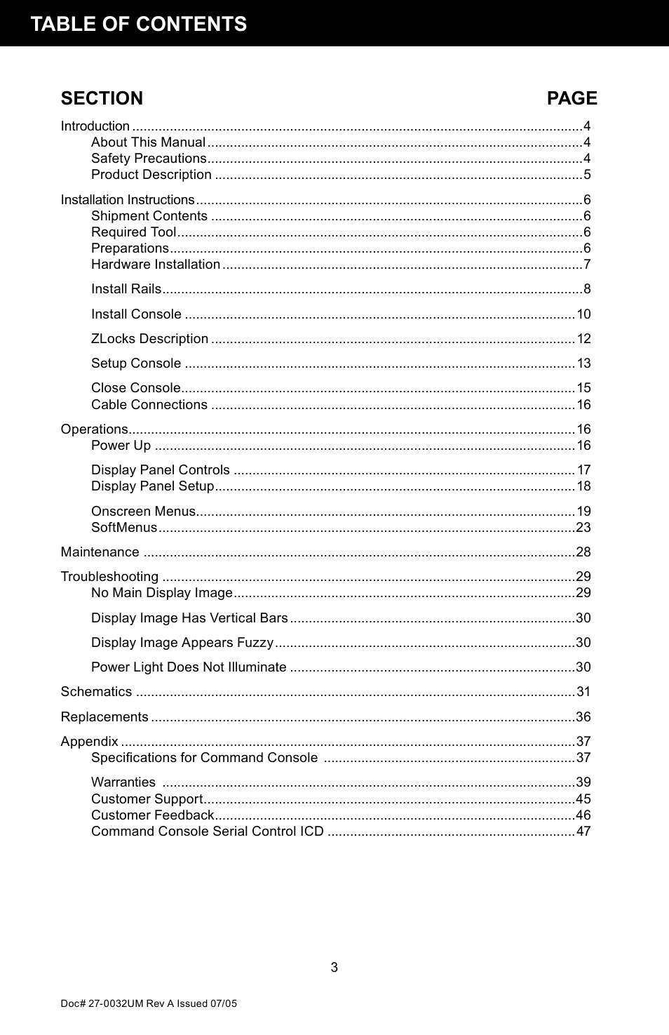 Z Microsystems SL User Manual | Page 3 / 51