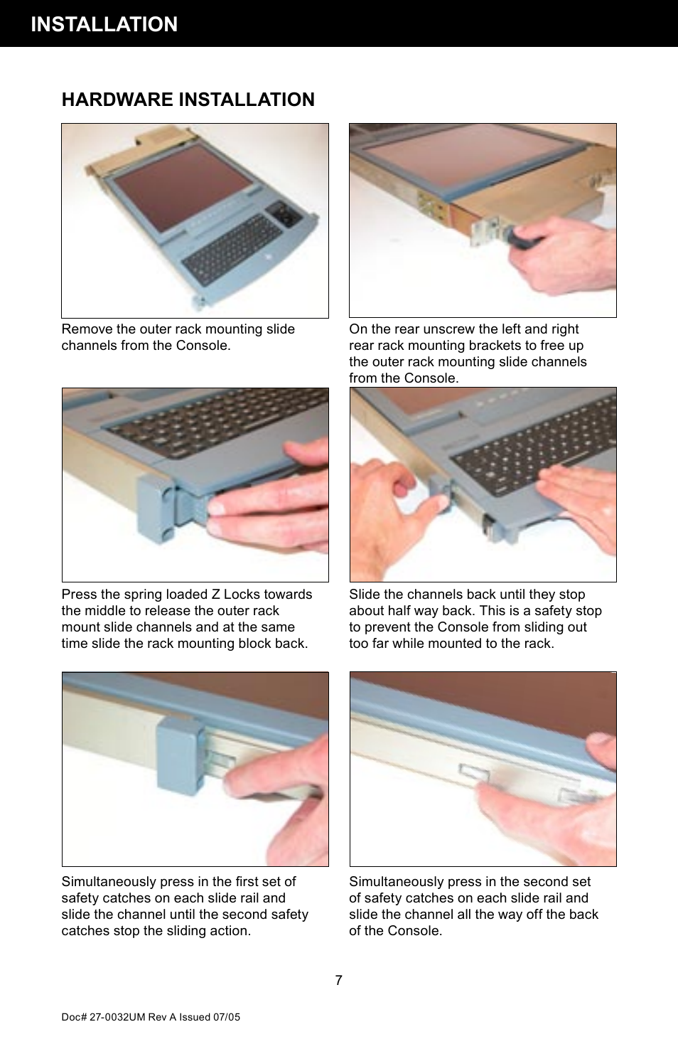 Installation, Hardware installation | Z Microsystems SL User Manual | Page 7 / 51