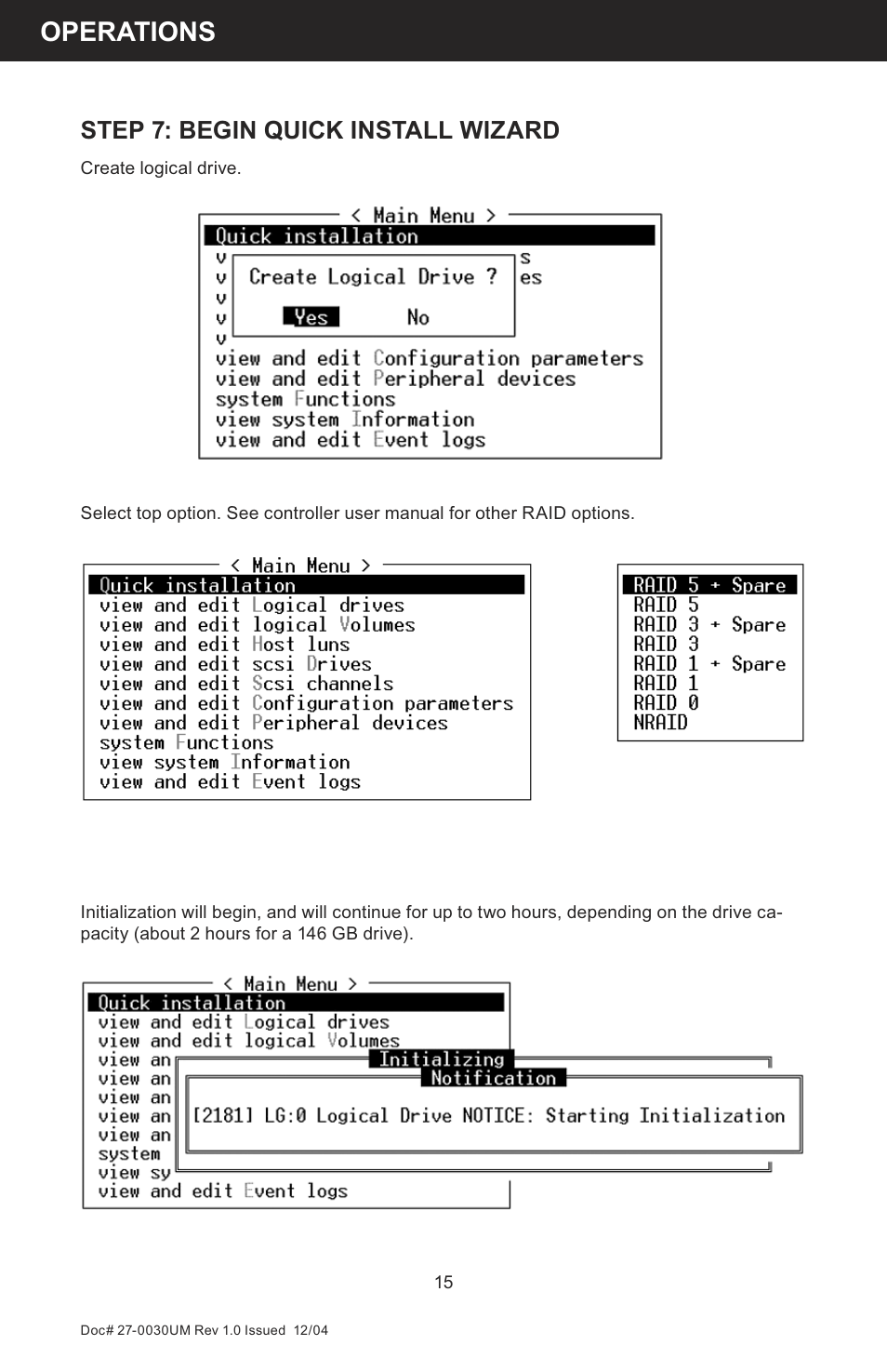 Operations, Step 7: begin quick install wizard | Z Microsystems 8X User Manual | Page 15 / 51