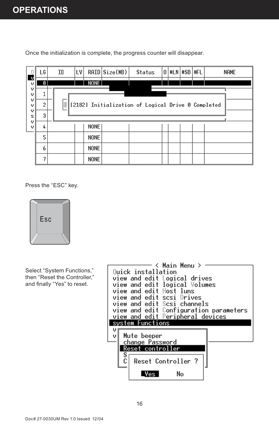 Operations | Z Microsystems 8X User Manual | Page 16 / 51