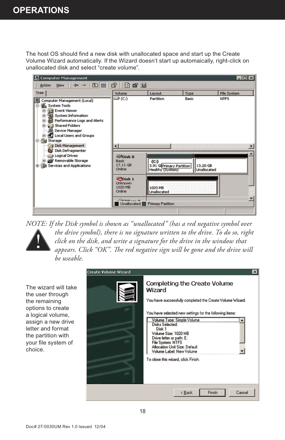 Operations | Z Microsystems 8X User Manual | Page 18 / 51