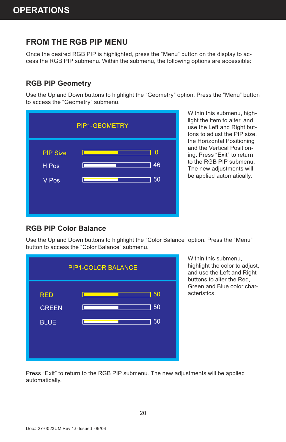 Appendix operations | Z Microsystems 19 User Manual | Page 20 / 67