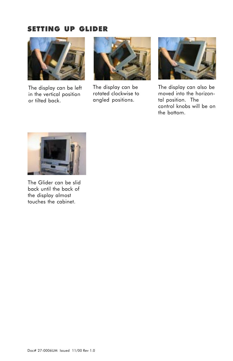 Setting up glider | Z Microsystems GLIDER 20 User Manual | Page 13 / 35