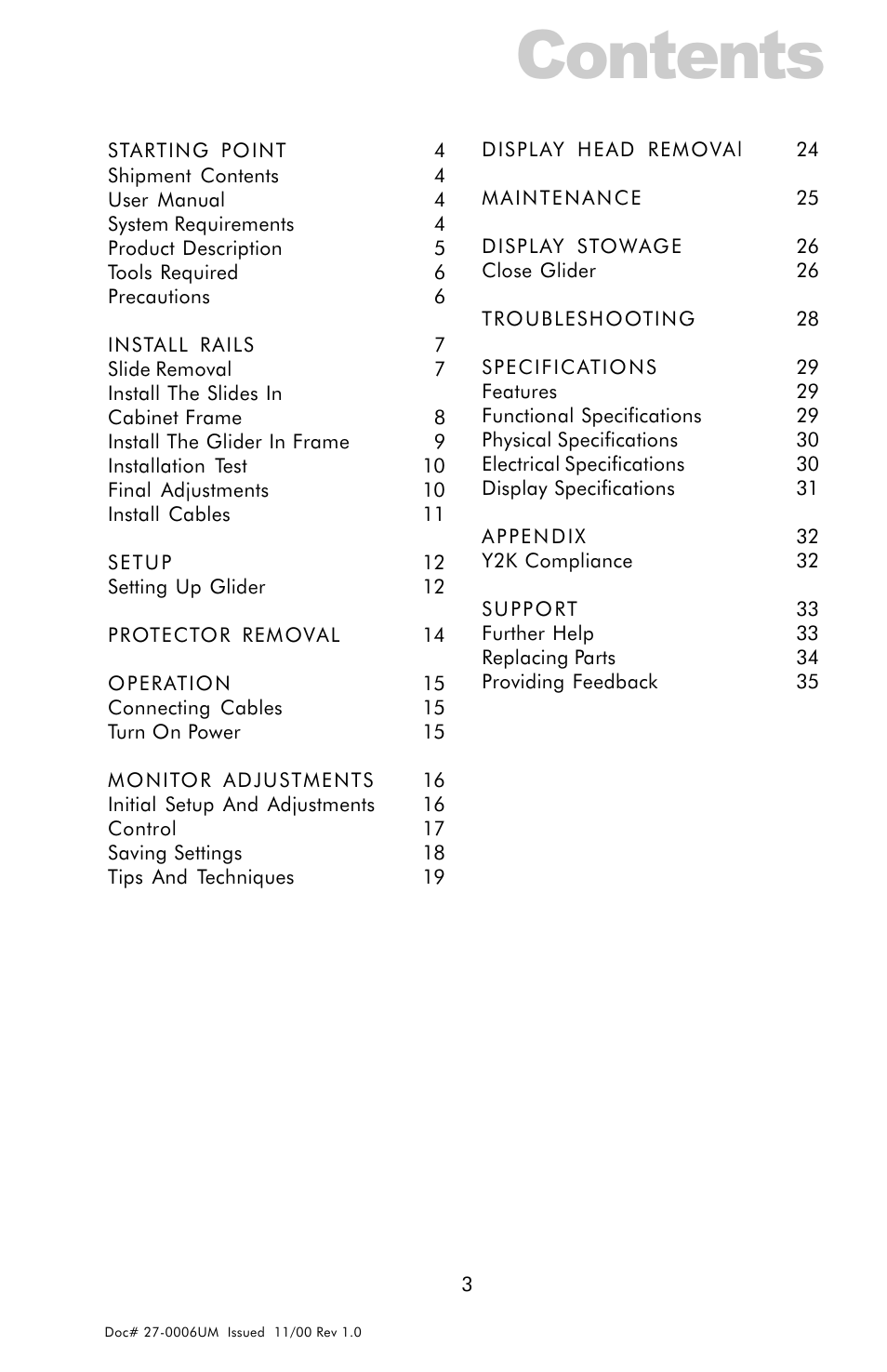 Z Microsystems GLIDER 20 User Manual | Page 3 / 35