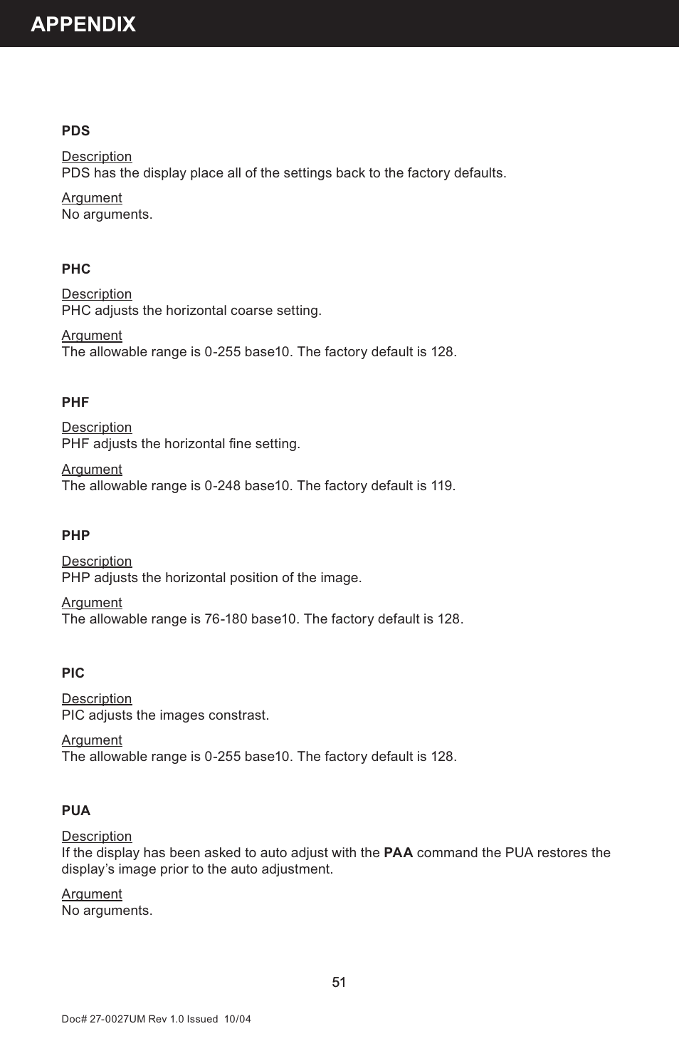 Appendix | Z Microsystems StarGate 20 User Manual | Page 51 / 64