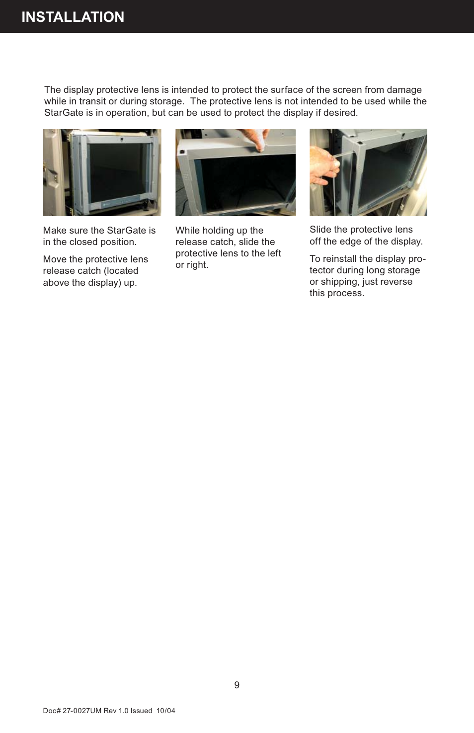 Installation | Z Microsystems StarGate 20 User Manual | Page 9 / 64