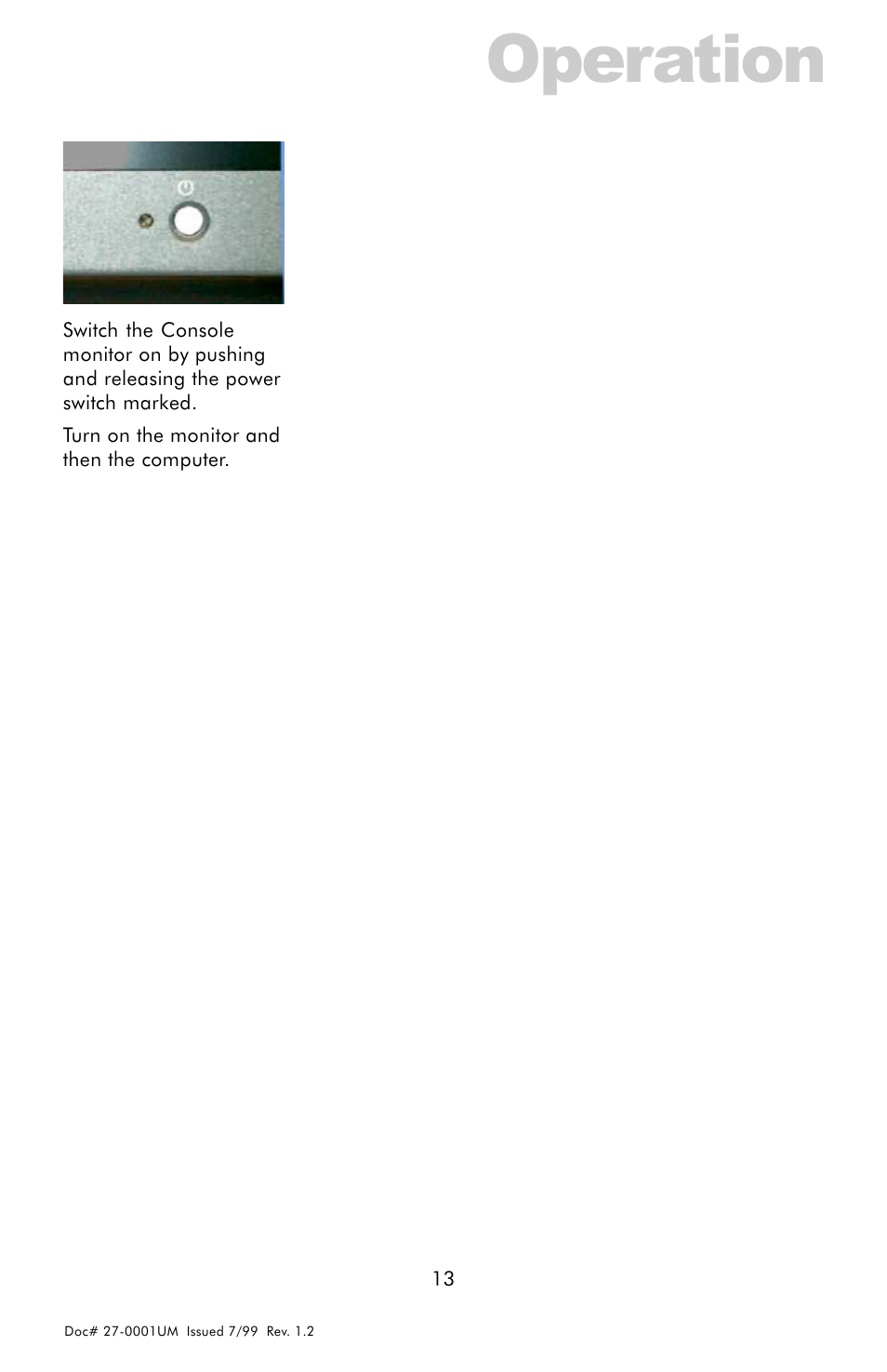 Operation | Z Microsystems 14 User Manual | Page 13 / 32