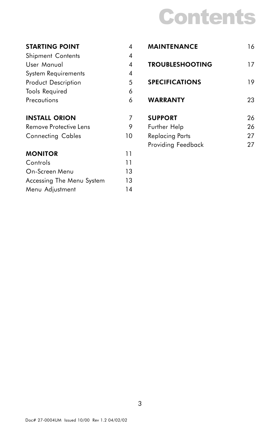 Z Microsystems 18 User Manual | Page 3 / 29