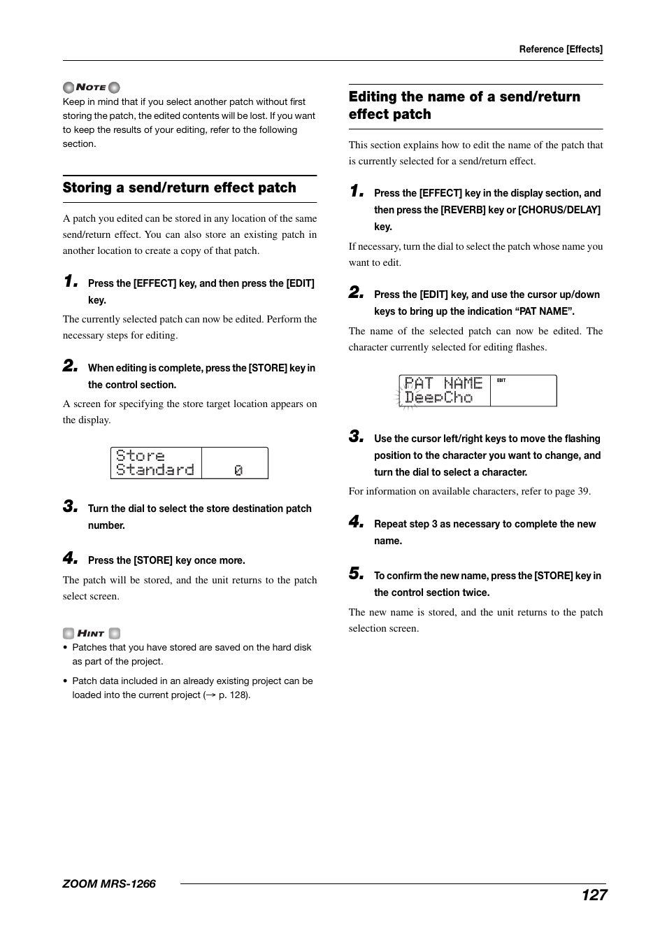 Zoom MRS-1266 User Manual | Page 127 / 192