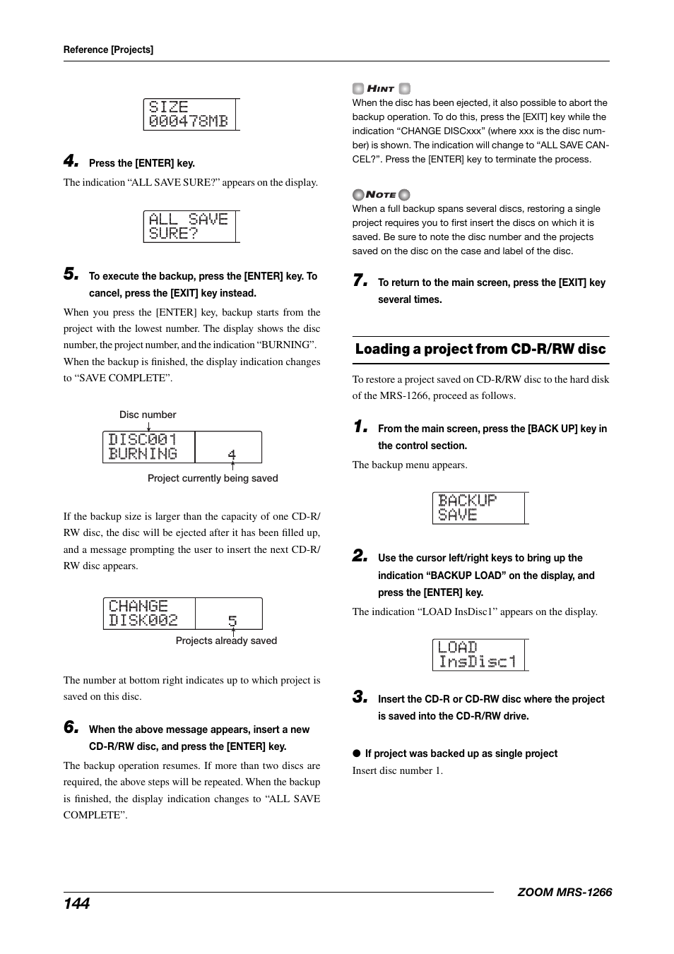 Zoom MRS-1266 User Manual | Page 144 / 192