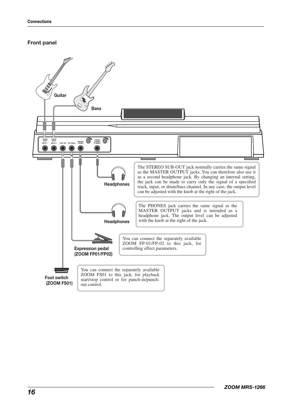 Zoom MRS-1266 User Manual | Page 16 / 192