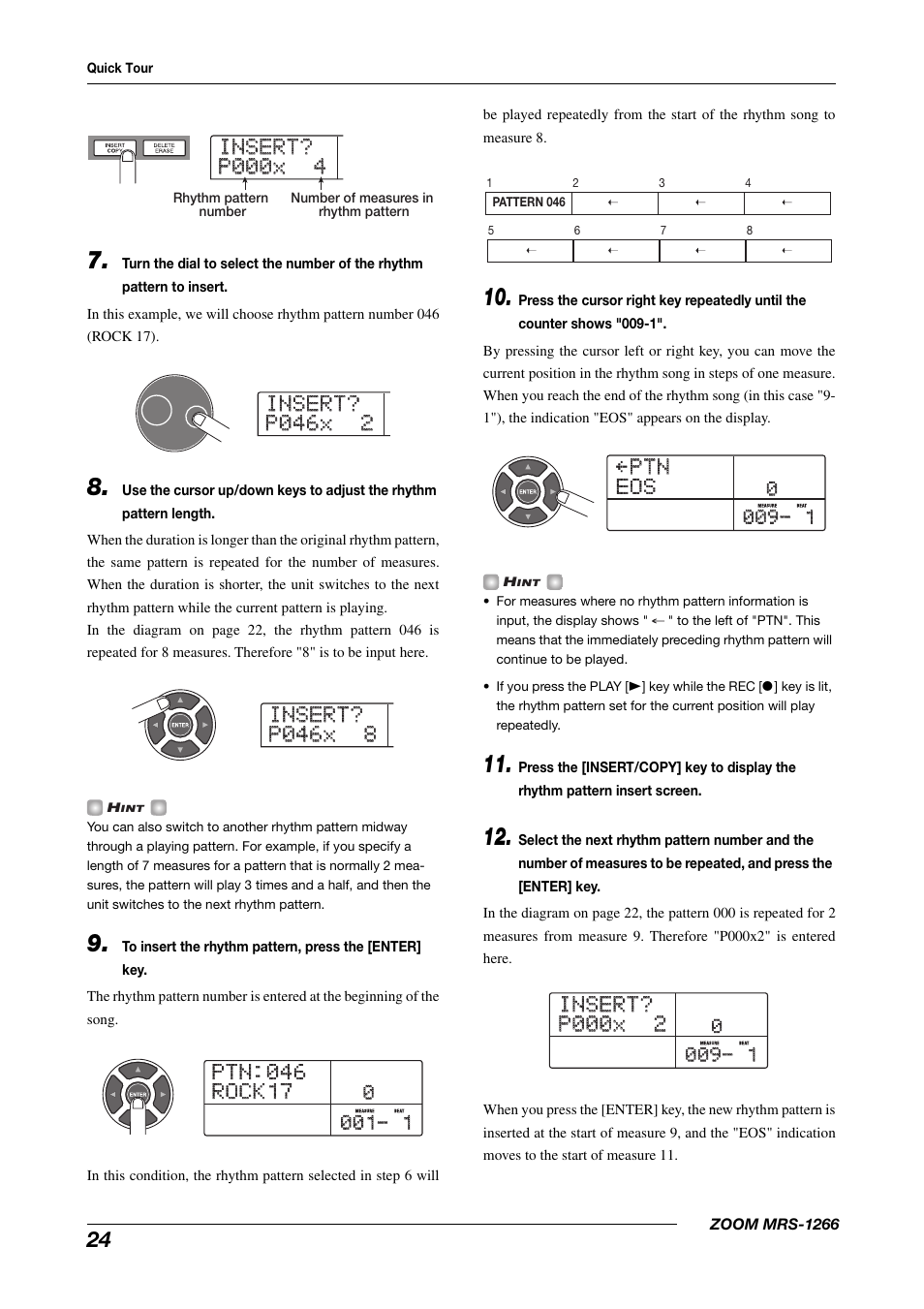 Ptn ptn eos eos å | Zoom MRS-1266 User Manual | Page 24 / 192