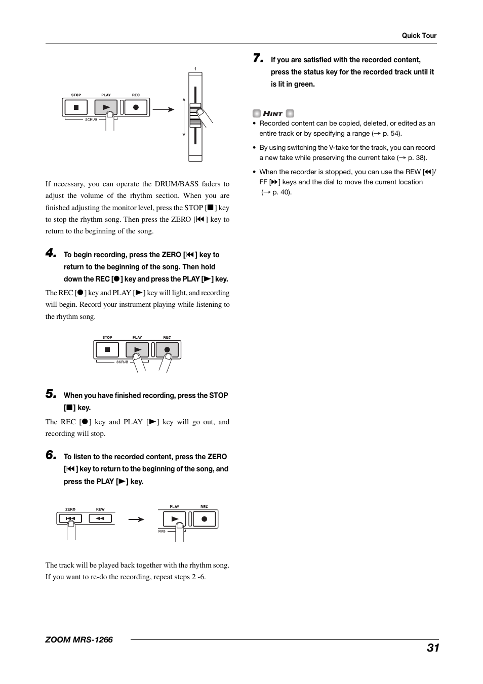 Zoom MRS-1266 User Manual | Page 31 / 192