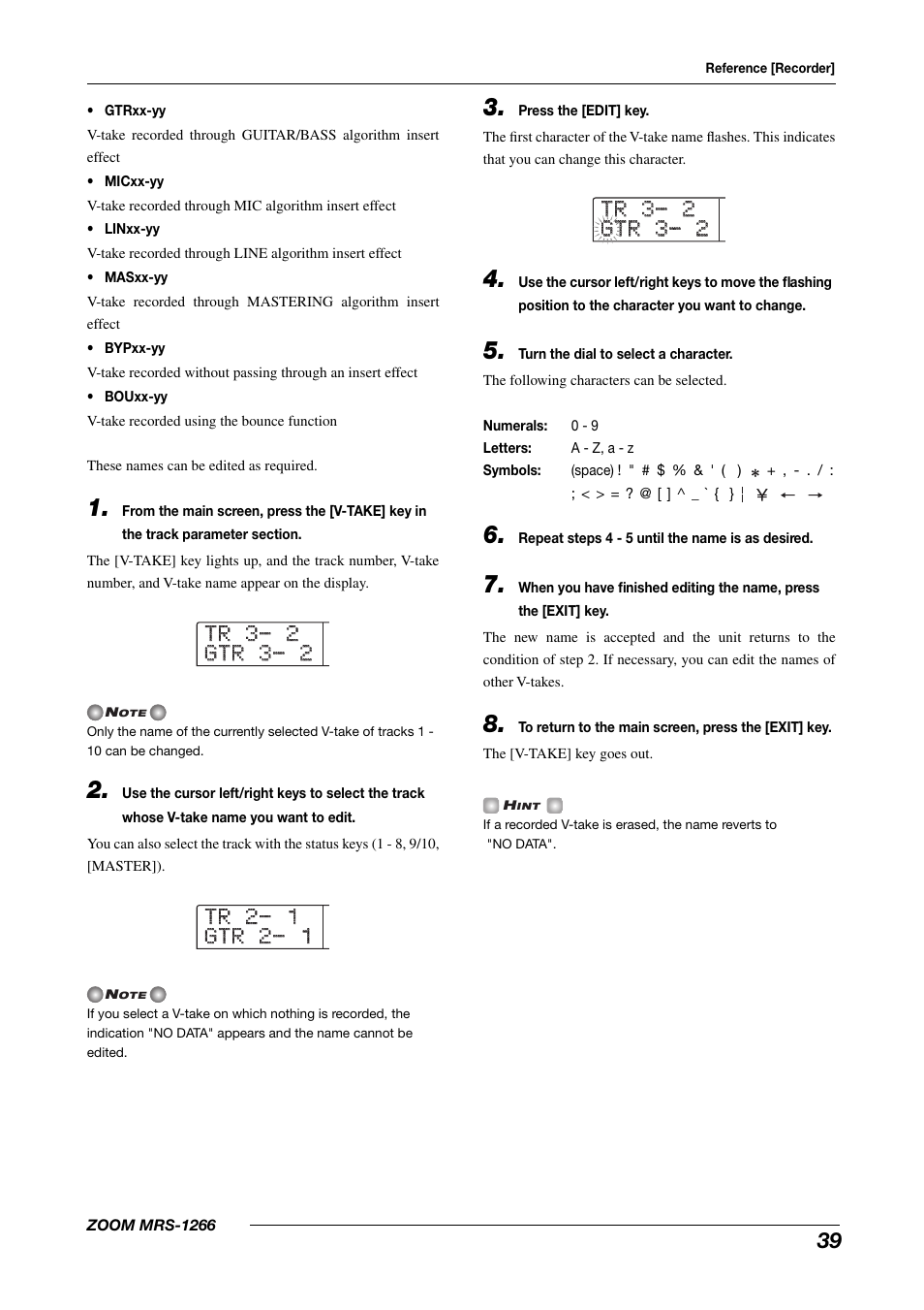 Zoom MRS-1266 User Manual | Page 39 / 192
