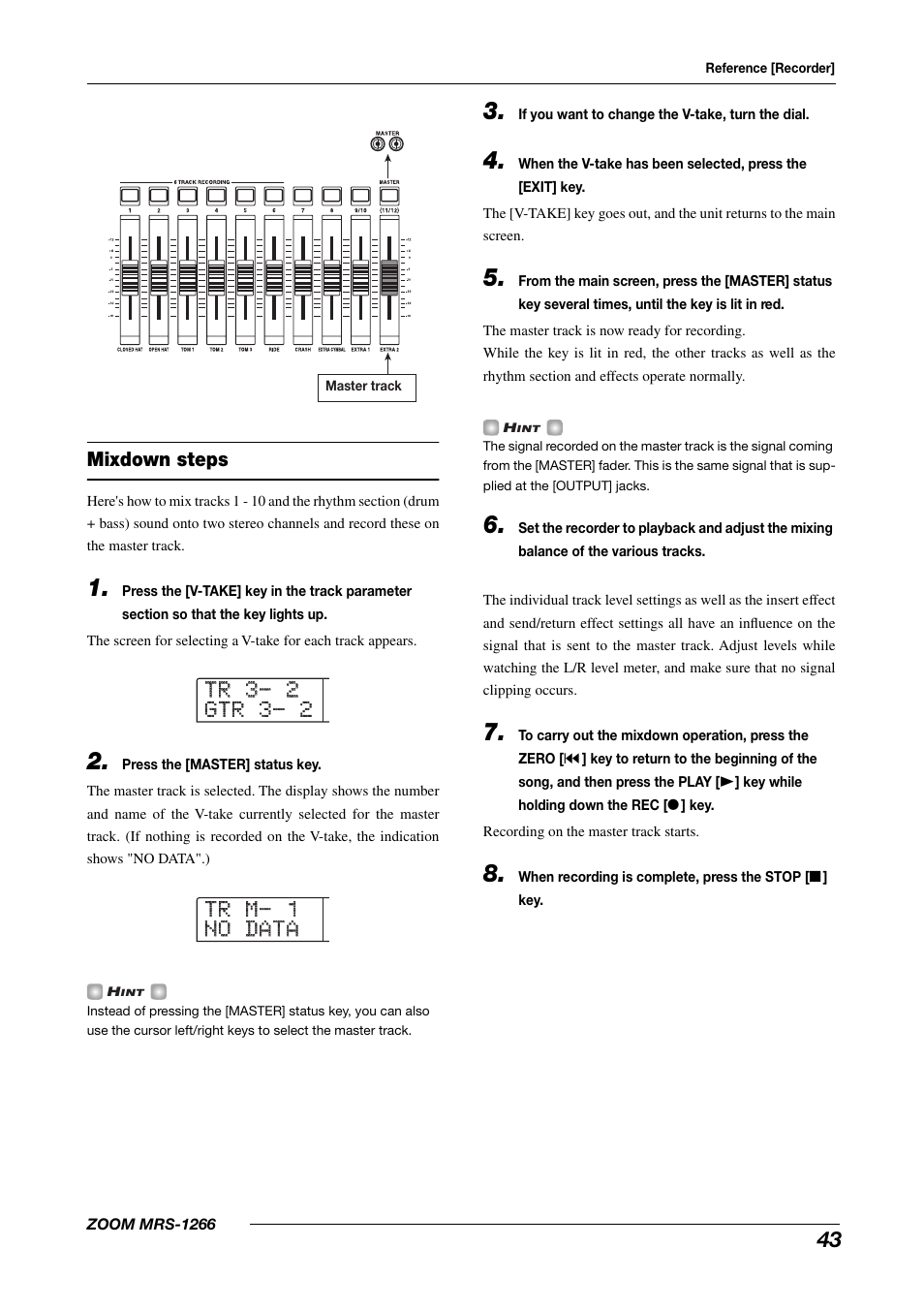 Zoom MRS-1266 User Manual | Page 43 / 192